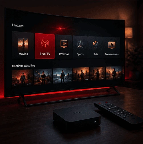 World IPTV global entertainment library