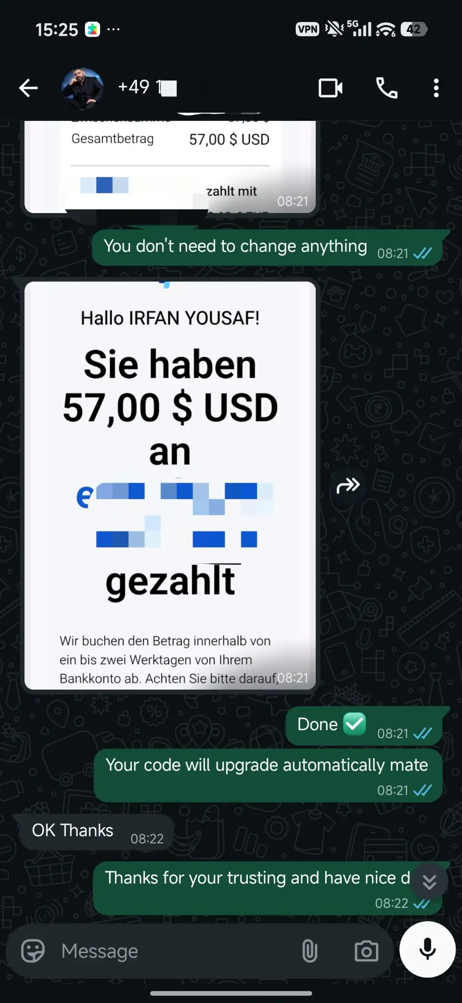 Dritter ausgewählter World IPTV Kundennachweis aus Deutschland