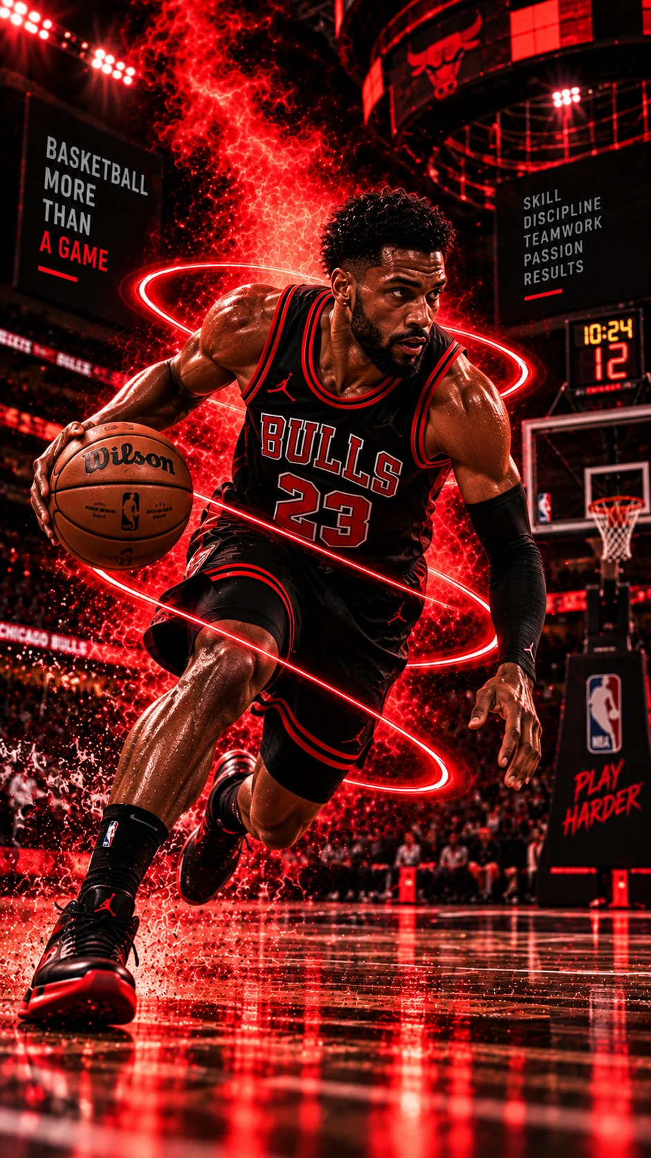 Basketball sports artwork