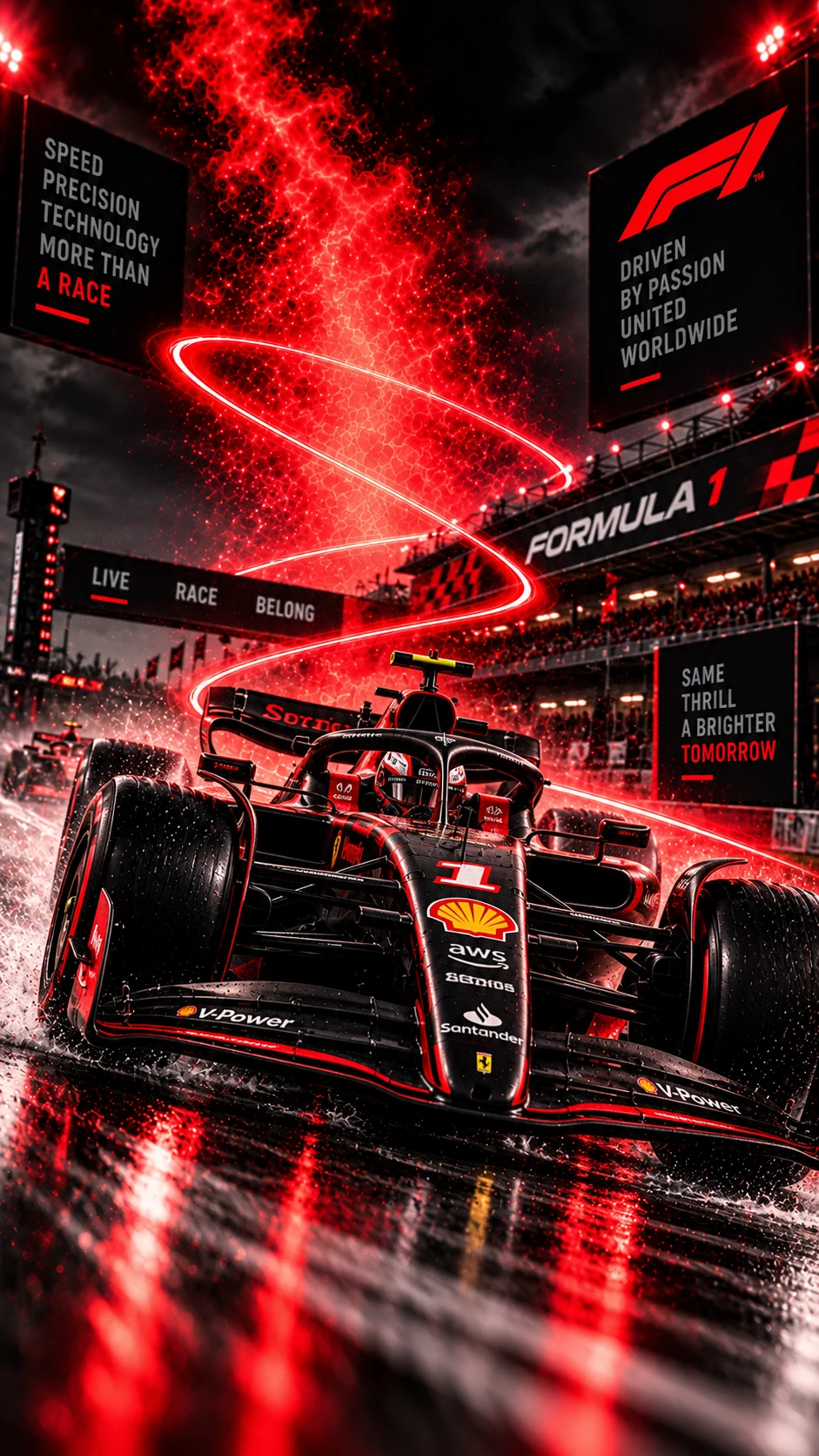 Formula 1 sports artwork