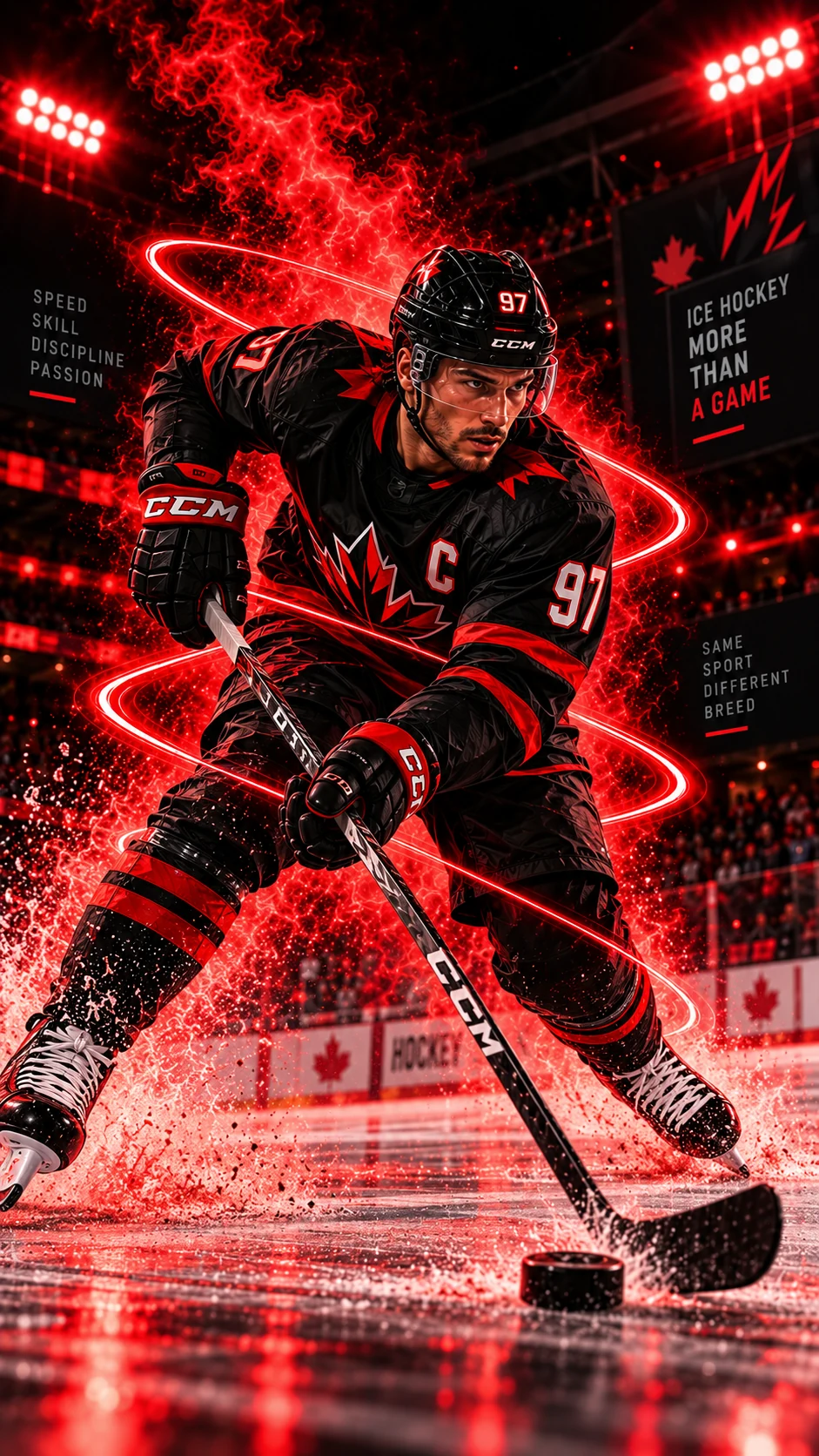 Ice Hockey sports artwork
