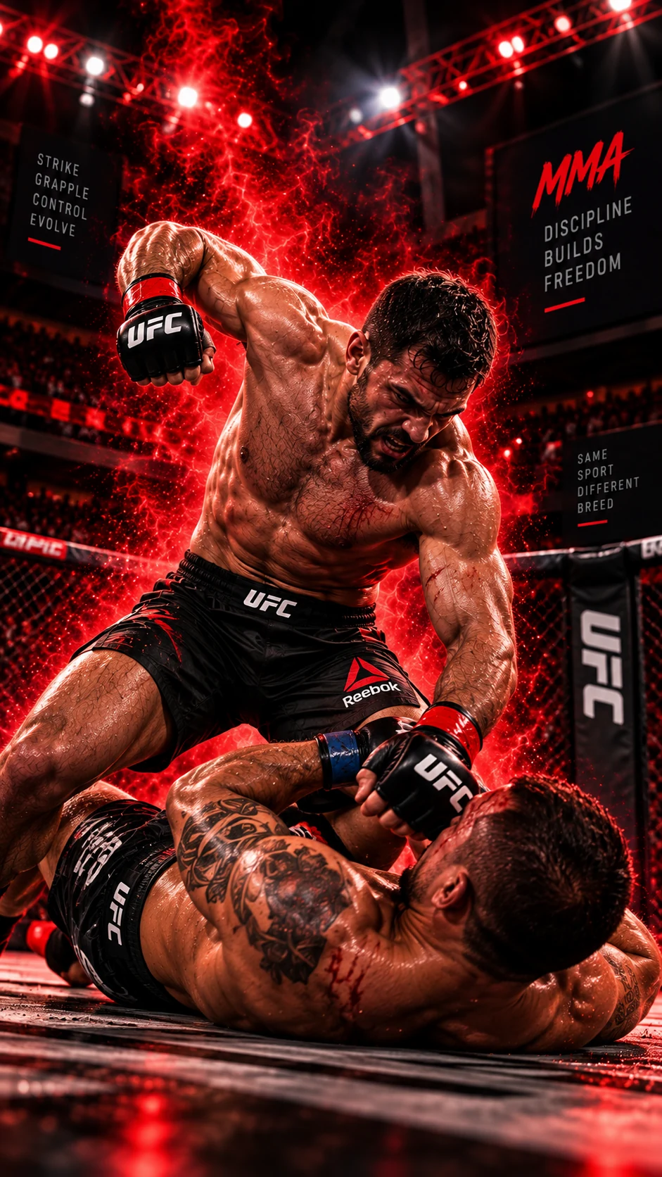 MMA sports artwork