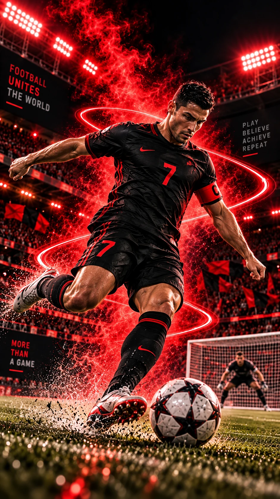 Football sports artwork